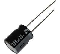 AERZETIX -10х - Condensateur Electrolytique Chimique - Radial - 330µF ± 20% 25V THT 85°C 2000h Ø10x12.5mm - C12774