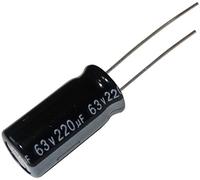 Aerzetix: 10x Condensateur électrolytique Chimique 220µF ± 20% 63V THT 105°C 2000h Ø10x20mm Radial