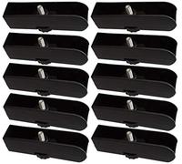 AERZETIX: 10x Pied Patin vérin de Panneau Bois Particules aggloméré mélaminé MDF osb Ajustable réglable (18mm)