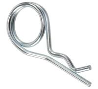 AERZETIX 12 Goupilles bêta double spire Ø3.2x61 mm/en acier zingué