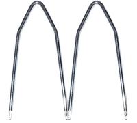 AERZETIX - 2 Clés d'Extraction 1DIN 35mm Autoradio d'origine - Outil de Démontage Déverrouillage - Compatible avec Autoradios 1DIN Grundig Philips Blaupunkt VDO