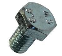 AERZETIX - 20 Boulons - Tête 6 pans - M6x10mm - DIN933 - Acier zingué - C19014