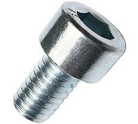 Aerzetix: 20 boulons vis à tête cylindrique M6x10mm DIN912 acier zingué empreinte 5mm Allen C18873