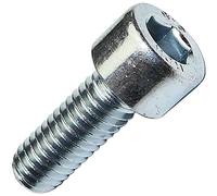 Aerzetix: 20 boulons vis à tête cylindrique M6x16mm DIN912 Acier zingué Empreinte 5mm - C18882