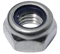 AERZETIX - 20x Ecrou héxagonal autofreiné M6 10mm H6mm acier inox A4 - C19206