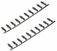 AERZETIX: 20x Pins Broches - Femelles - pour Connecteur Faisceau - ISO QUADBLOCK Fiche Autoradio