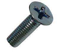AERZETIX - 50 Boulons - Tête Conique - M4x16mm - DIN965A - Acier zingué - Empreinte PH2 cruciforme - C18777