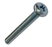 AERZETIX - 50 Boulons - Tête Cylindrique - M3x25mm - Acier zingué - Empreinte PH1 - Cruciforme - C18422
