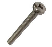 Aerzetix: 50 boulons vis à tête cylindrique M3x30mm DIN7985 acier inoxydable A2 empreinte PH1 cruciforme Phillips C18423