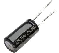 Aerzetix: 5X Condensateur Chimique Low ESR 470µF ±20% 50V THT 105°C 7000h Ø10x20mm Radial 60mΩ 1220mA C14679