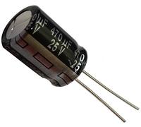 AERZETIX -5X - Condensateur Electrolytique Chimique - Radial - 470µF ± 20% 25V THT 105°C 10000h Ø10x16mm - C13097