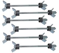 AERZETIX: 6 raccords d'assemblage vis M6 pour plan de travail de cuisine longueur 150mm C41537