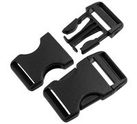 AERZETIX - Boucles clips d'attache réglable à ouverture rapide pour sac à dos et sangles ajustement bretelles bandoulières projets de couture | en plastique noir