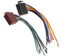 AERZETIX - C11036 - Kit de 2 connecteurs femelles ISO pour autoradio 16 pins 8+8 - longueur 165 mm - adaptateur fil voiture prise faisceau de câbles