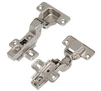 AERZETIX - C41042 - lot de 4 Charnières invisibles clipsables pour portes de meuble - pour portes rentrantes - permettent une ouverture à 110° - ouverture de montage 35 mm