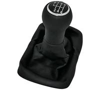 AERZETIX - C42417 - Pommeau, cadre et soufflet de levier de vitesse à 6 vitesses compatible avec Vw New Beetle 1998-2011