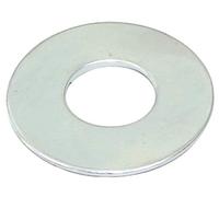 AERZETIX - C44423 - Lot de 20 Rondelles plates larges M10x25 mm - épaisseur 1 mm - DIN9021 - en acier zingué - couleur argent - assemblage boulon vis écrou serrage étanchéité fixation