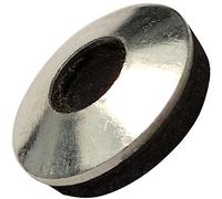 AERZETIX - C44479 - Lot de 20 Rondelles d'étanchéité avec Joint - Néoprène - EPDM - ⌀5.4x14mm - en acier zingué - pour vis auto-perceuses bricolage et travaux de toiture