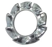 AERZETIX - C44521 - Lot de 50 Rondelles frein éventail M3 pour boulon/vis M3 - dents denture extérieur - en acier zingué - DIN6798 - assemblage écrou serrage étanchéité fixation