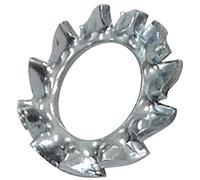 AERZETIX - C44522 - Lot de 50 Rondelles frein éventail M4 pour boulon/vis M4 - dents denture extérieur - en acier zingué - DIN6798 - assemblage écrou serrage étanchéité fixation