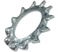 AERZETIX - C44525 - Lot de 50 Rondelles frein éventail M8 pour boulon/vis M8 - dents denture extérieur - en acier zingué - DIN6798 - assemblage écrou serrage étanchéité fixation