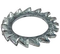 AERZETIX - C44526 - Lot de 50 Rondelles frein éventail M12 pour boulon/vis M12 - dents denture extérieur - en acier zingué - DIN6798 - assemblage écrou serrage étanchéité fixation