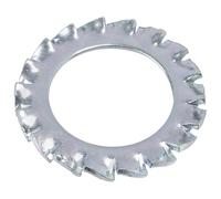 AERZETIX - C44530 - Lot de 10 Rondelles frein éventail M20 pour boulon/vis M20 - dents denture extérieur - en acier zingué - DIN6798 - assemblage écrou serrage étanchéité fixation