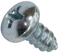 AERZETIX - C44645 - Lot de 100 Vis autotaraudeuses M4.2x9.5mm à tête ronde bombée - à empreinte cruciforme PH - DIN7981 - en acier zingué - tôle assemblage fixation serrage quincaillerie perçage