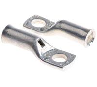 Aerzetix - C44945 - Lot de 10 Cosses Electriques à Oeillet Tubulaire - Oeil - Ø10mm - Non Isolées - pour Conducteur 35mm² - Connecteur de Fil Electrique - Serrage - Couleur Argent