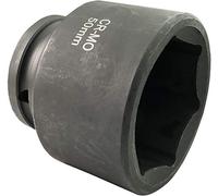 Aerzetix - C45058 - Douille à Percussion - Embout de Vissage - Courte - 3/4x50mm - pour Clé à Choc/Cliquet Manuelle/Pneumatique - Corps Cylindrique - Hexagonale/6 Pans Allen - en Acier CR-MO - Noir