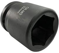 Aerzetix - C45084 - Douille à Percussion - Embout de Vissage - Courte - 3/4x32mm - pour Clé à Choc/Cliquet Manuelle/Pneumatique - Corps Cylindrique - Hexagonale/6 Pans Allen - en Acier CR-MO - Noir