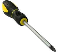 AERZETIX - C45654 - Tournevis à Empreinte Cruciforme Pozidriv PZ2 6x100mm pour Vis Pozidriv - Pointe Aimantée/Magnétique - Poignée Antidérapante Bi-Matière - Lame en Acier/CR-V/-S2