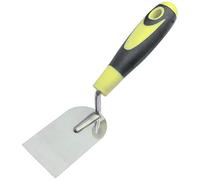 AERZETIX - C45997 - Truelle de Stucateur à Plâtrier 60x100mm - Outil pour Plaquiste/Maçon - Poignée Bi-Matière - Travaux/Maçonnerie/Enduit/Plâtre/Carrelage/Mortier - en Acier