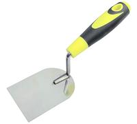 AERZETIX - C45998 - Truelle de Stucateur à Plâtrier 80x113mm - Outil pour Plaquiste/Maçon - Poignée Bi-Matière - Travaux/Maçonnerie/Enduit/Plâtre/Carrelage/Mortier - en Acier