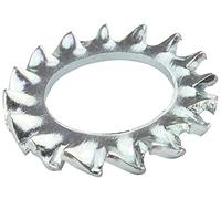 AERZETIX - C46992 - Lot de 50 Rondelles frein éventail M10 pour boulon/vis M10 - dents denture extérieur - en acier zingué - DIN6798 - assemblage écrou serrage étanchéité fixation