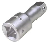 AERZETIX - C47119 - Rallonge prolongateur embout - 3/4''x100mm - pour clé à cliquet douille de vissage à 4 pans - en acier Cr-V