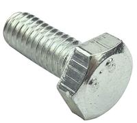 AERZETIX - C47265 - Lot de 100 pièce - Boulons M4x10 - à tête Hexagonale - Ø4x10mm - DIN 933 - Classe 8.8 - en Acier Zingué - Bricolage - Outillage d'assemblage/Quincaillerie