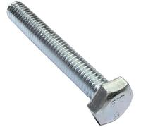 AERZETIX - C47306 - Lot de 50 pièce - Boulons M6x40 - à tête Hexagonale - Ø6x40mm - DIN 933 - Classe 8.8 - en Acier Zingué - Bricolage - Outillage d'assemblage/Quincaillerie