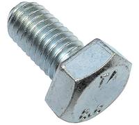 AERZETIX - C47320 - Lot de 50 Boulons M8x16 à tête Hexagonale Classe 8.8 DIN 933 - en Acier Zingué - filetage métrique à pas standard