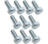 AERZETIX - C47322 - Lot de 10 pièce - Boulons M8x20 - à tête Hexagonale - Ø8x20mm - DIN 933 - Classe 8.8 - en Acier Zingué - Bricolage - Outillage d'assemblage/Quincaillerie