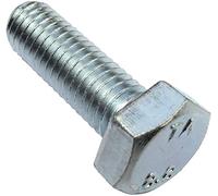 AERZETIX - C47323 - Lot de 50 pièce - Boulons M8x25 - à tête Hexagonale - Ø8x25mm - Classe 8.8 - en Acier Zingué - Bricolage - Outillage d'assemblage/Quincaillerie