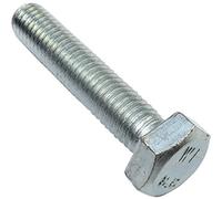 AERZETIX - C47325 - Lot de 50 pièce - Boulons M8x40 - à tête Hexagonale - Ø8x40mm - DIN 933 - Classe 8.8 - en Acier Zingué - Bricolage - Outillage d'assemblage/Quincaillerie