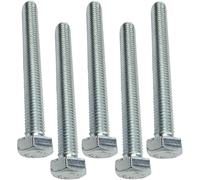 AERZETIX - C47331 - Lot de 5 pièce - Boulons M8x70 - à tête Hexagonale - Ø8x70mm - DIN 933 - Classe 8.8 - en Acier Zingué - Bricolage - Outillage d'assemblage/Quincaillerie