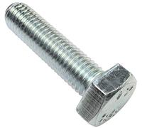 AERZETIX - C47352 - Lot de 20 Boulons M10x40 à tête Hexagonale Classe 8.8 DIN 933 - en Acier Zingué - filetage métrique à pas standard