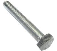 AERZETIX - C47373 - Lot de 50 pièce - Boulons M6x45 - à tête Hexagonale - Ø6x45mm - DIN 933 - Classe 8.8 - en Acier Zingué - Bricolage - Outillage d'assemblage/Quincaillerie