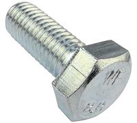AERZETIX - C47378 - Lot de 20 Boulons M12x30 à tête Hexagonale Classe 8.8 DIN 933 - en Acier Zingué - filetage métrique à pas standard