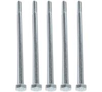 AERZETIX - C47503 - Lot de 5 pièce - Boulons M6x110 à filetage partiel - à tête Hexagonale - Ø6x110mm - DIN 931 - Classe 8.8 - en Acier Zingué - Bricolage - Outillage d'assemblage/Quincaillerie