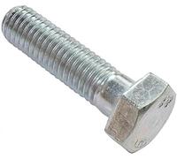 AERZETIX - C47507 - Lot de 50 pièce - Boulons M8x30 à filetage partiel - à tête Hexagonale - Ø8x30mm - DIN 931 - Classe 8.8 - en Acier Zingué - Bricolage - Outillage d'assemblage/Quincaillerie