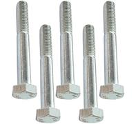 AERZETIX - C47512 - Lot de 5 pièce - Boulons M8x60 à filetage partiel - à tête Hexagonale - Ø8x60mm - DIN 931 - Classe 8.8 - en Acier Zingué - Bricolage - Outillage d'assemblage/Quincaillerie