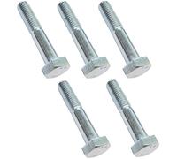 AERZETIX - C47525 - Lot de 5 pièce - Boulons M10x55 à filetage partiel - à tête Hexagonale - Ø10x55mm - DIN 931 - Classe 8.8 - en Acier Zingué - Bricolage - Outillage d'assemblage/Quincaillerie